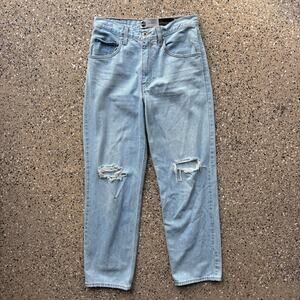 Levi's Silver Tab '94 Baggy Jeans Women's Size 27x31 Distressed Denim Pants